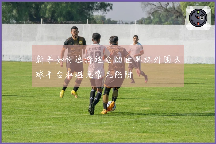 新手如何选择适合的世界杯外围买球平台和避免常见陷阱