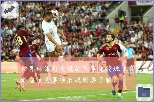 世界杯体彩竞猜的冠军竞猜玩法有哪些注意事项和规则要了解？