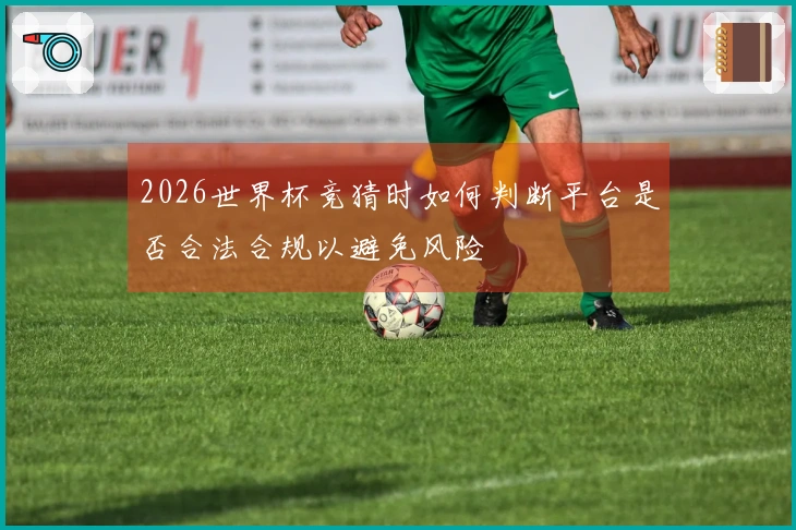 2026世界杯竞猜时如何判断平台是否合法合规以避免风险