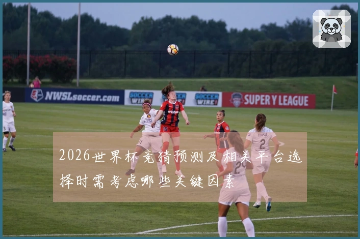 2026世界杯竞猜预测及相关平台选择时需考虑哪些关键因素