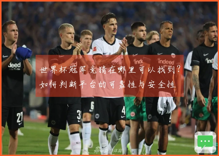 世界杯冠军竞猜在哪里可以找到？如何判断平台的可靠性与安全性