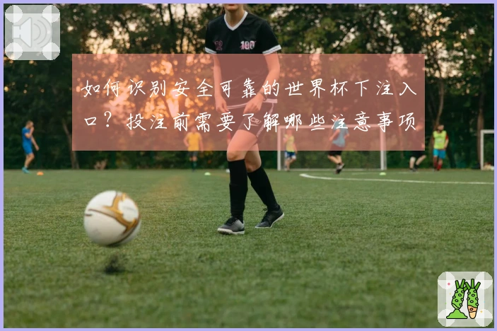 如何识别安全可靠的世界杯下注入口？投注前需要了解哪些注意事项